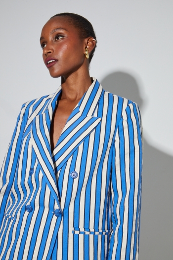 Jimmy Riviera blazer, blauw, gemaakt in Italië