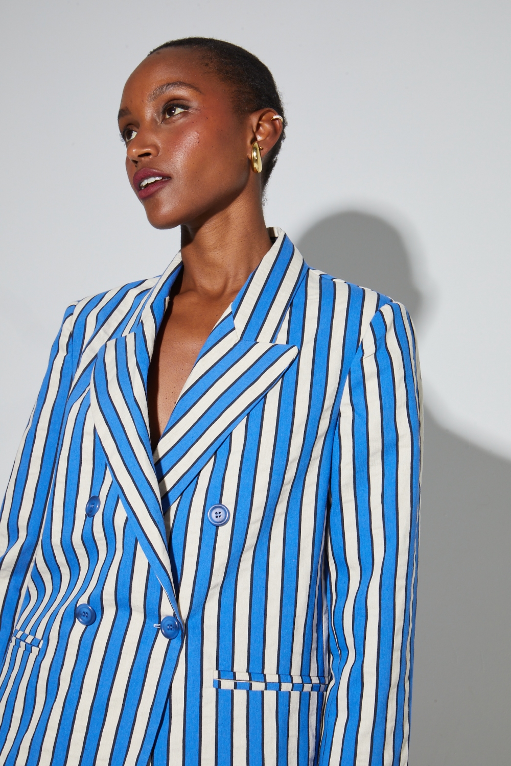 Jimmy Riviera blazer, blauw, gemaakt in Italië