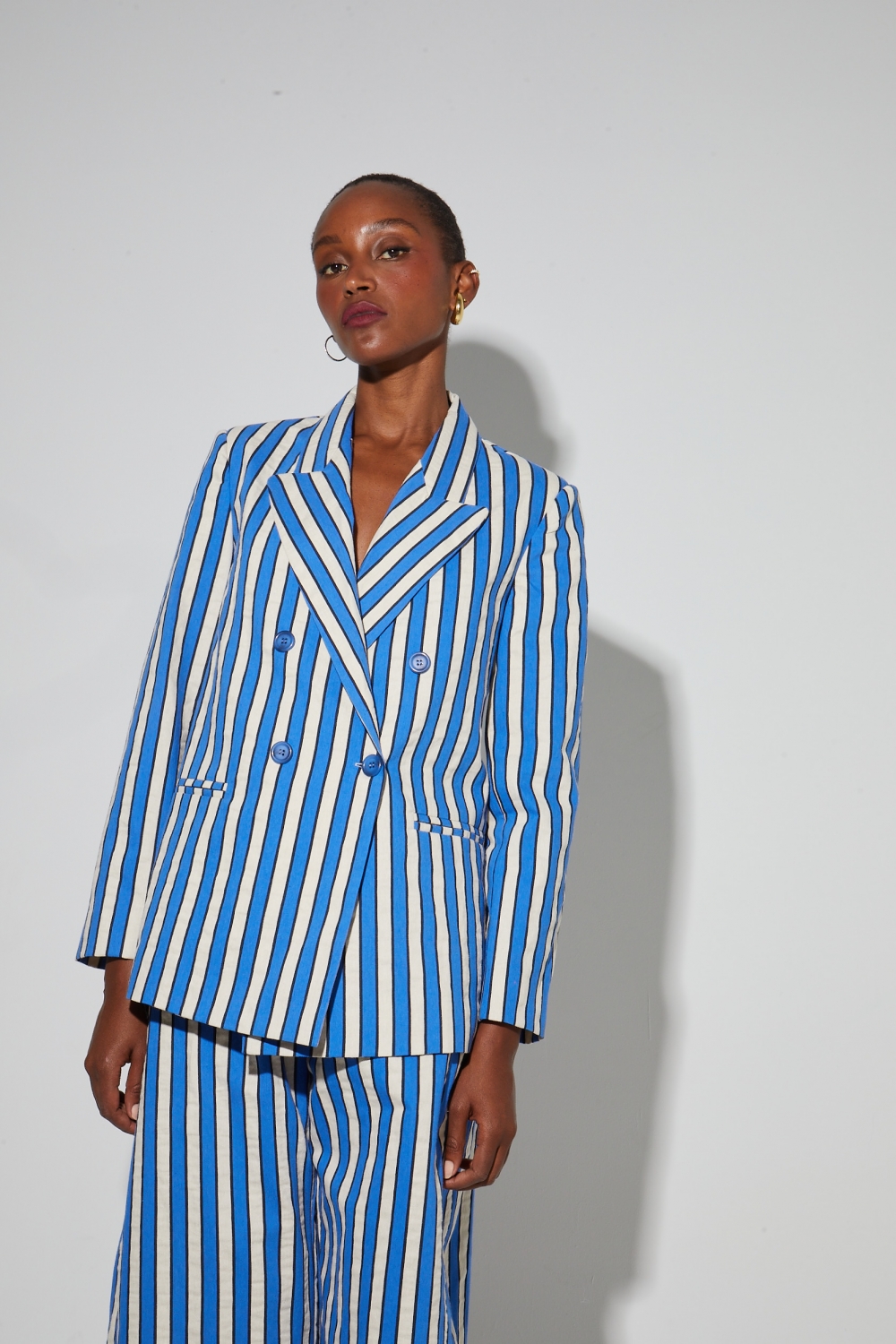 Jimmy Riviera blazer, blauw, gemaakt in Italië