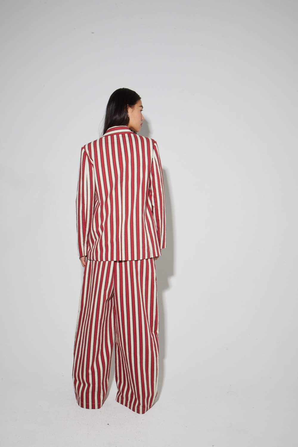 BLAZER  JIMMY SUIT LINES RED