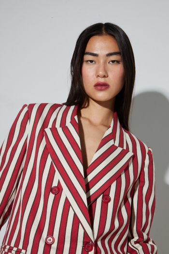 Blazer Jimmy Riviera red fabriqué en Italie