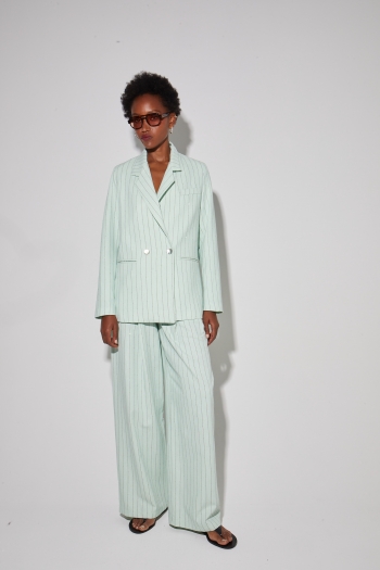 Blazer Ema éclat menthe, fabriqué en Italie