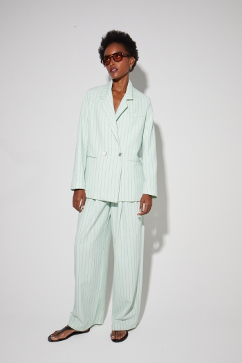 Blazer Ema éclat menthe, fabriqué en Italie