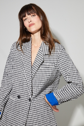 Blazer Ema Vichy fabriqué en Italie