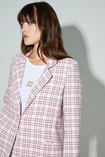 Jimmy Carreaux Pink blazer, gemaakt in Italië