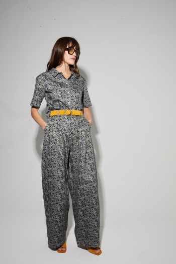 Denim Rio Flower Power, fabriqué en Italie