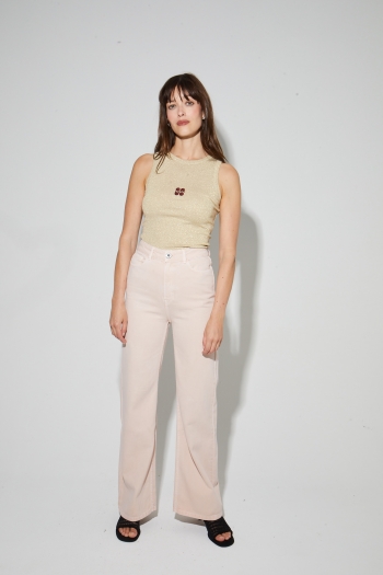 Denim June peach, fabriqué au Portugal