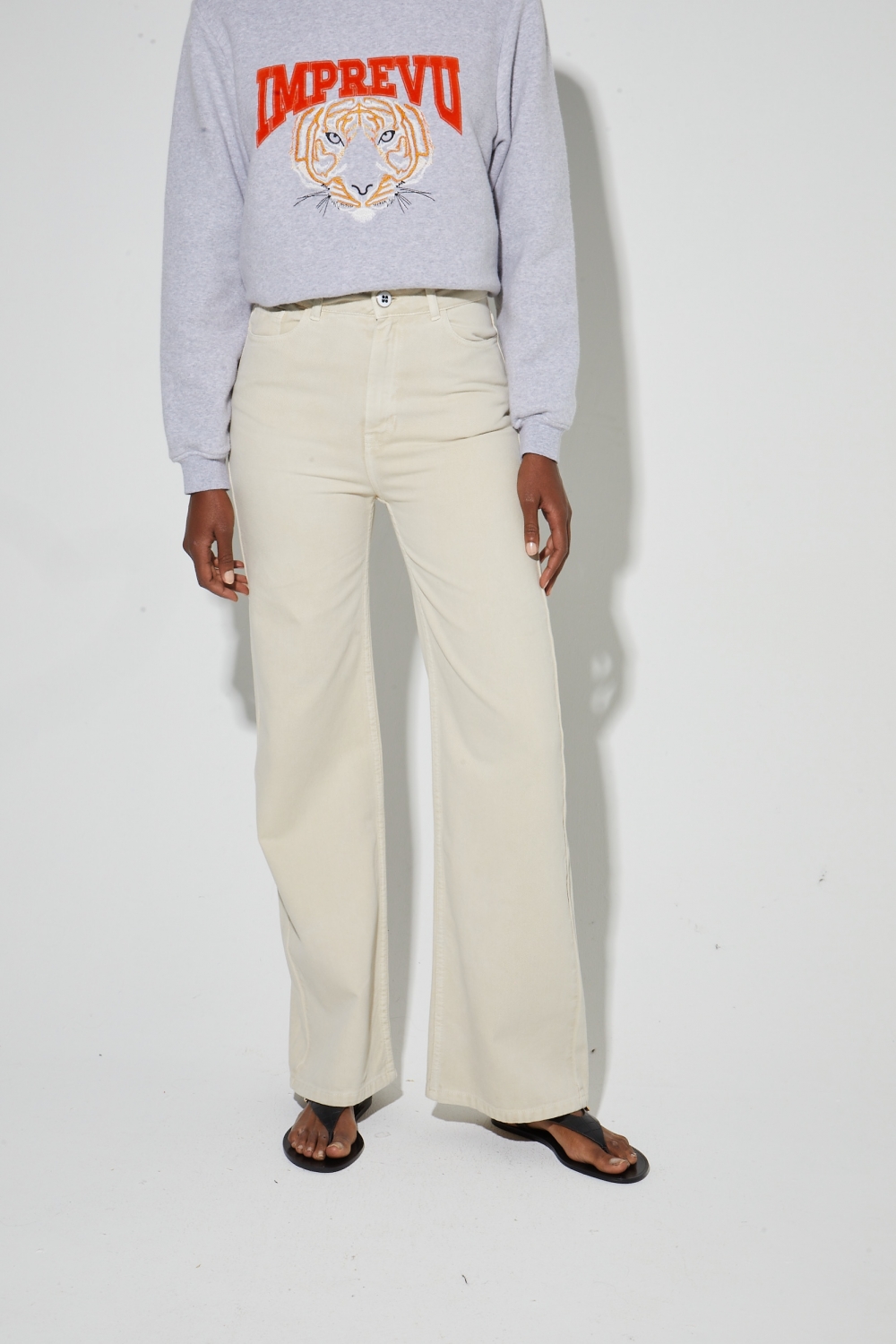 Denim June beige, gemaakt in Portugal