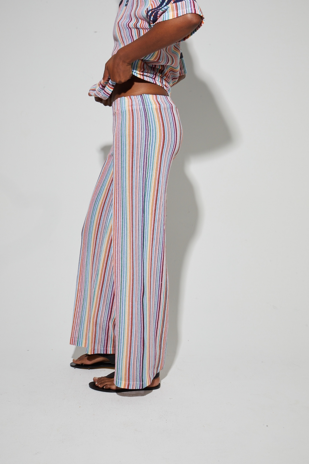 Pantalon Charlie tricot italien colorful