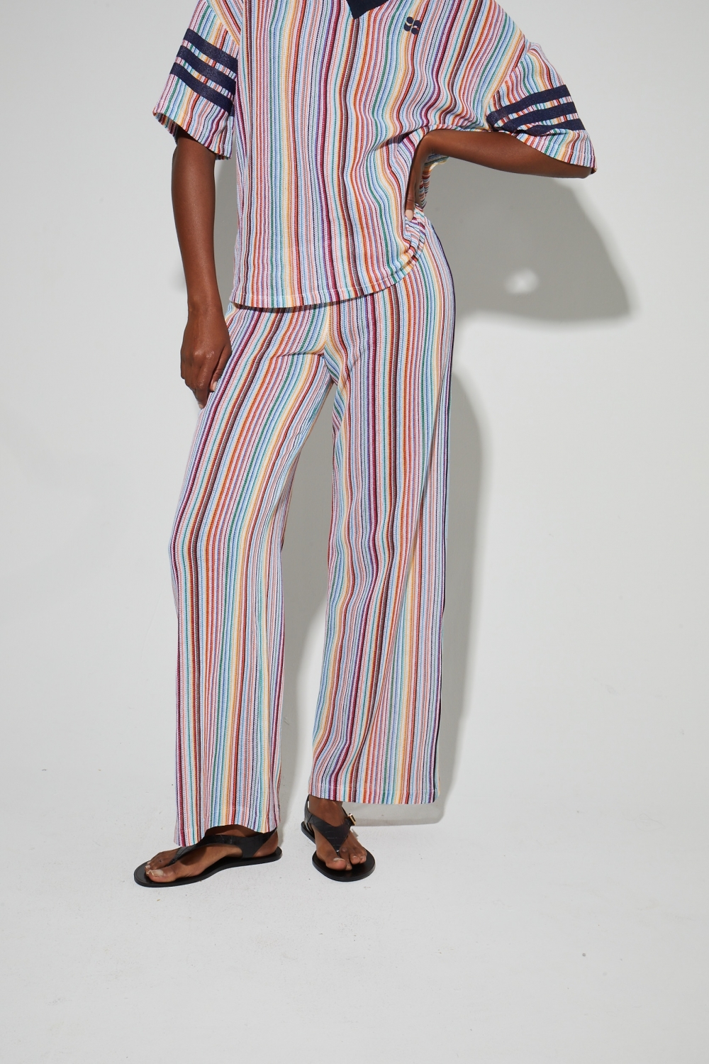 Pantalon Charlie tricot italien colorful