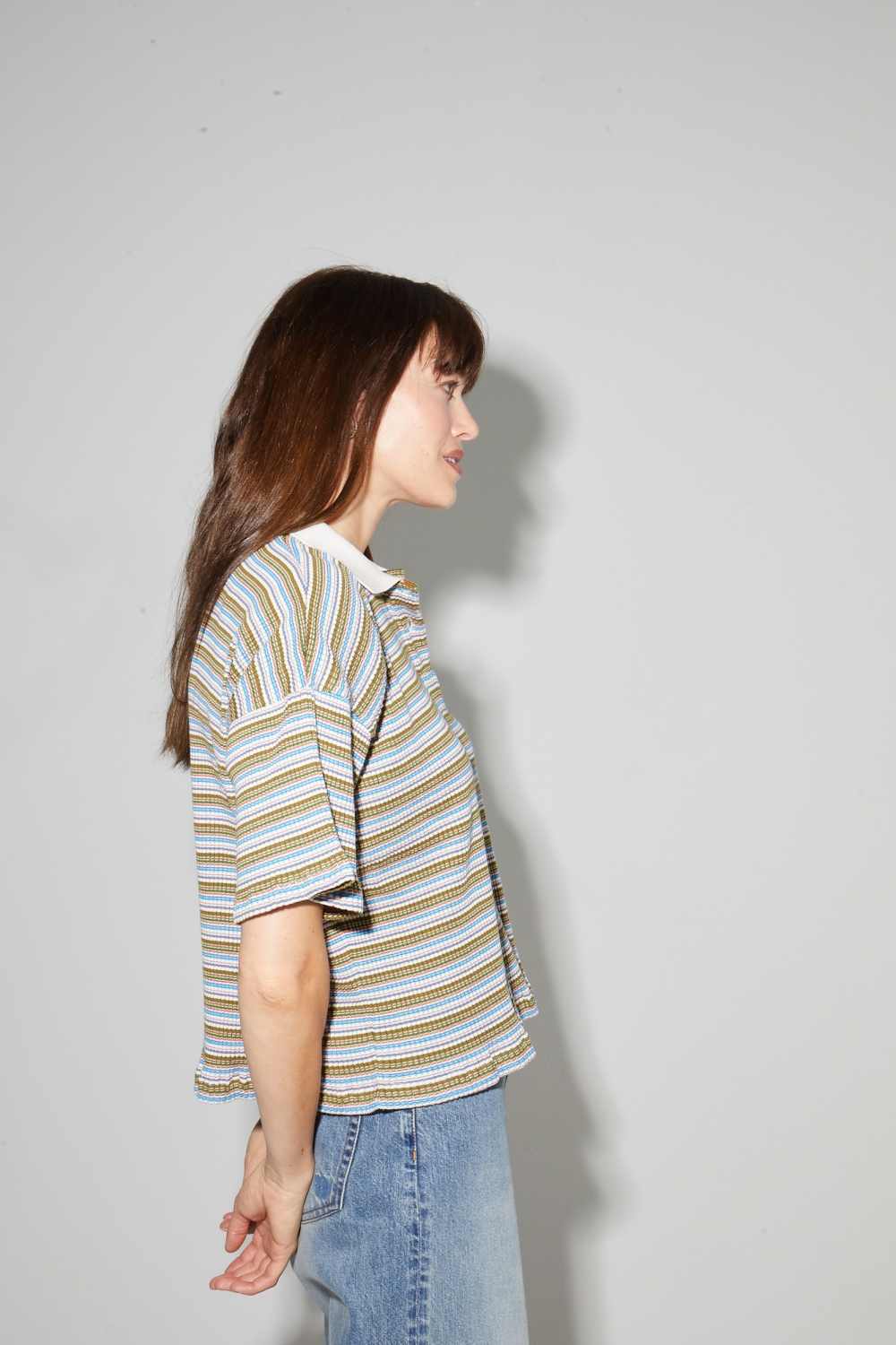 Ralphy multi-striped polo shirt made in Portugal