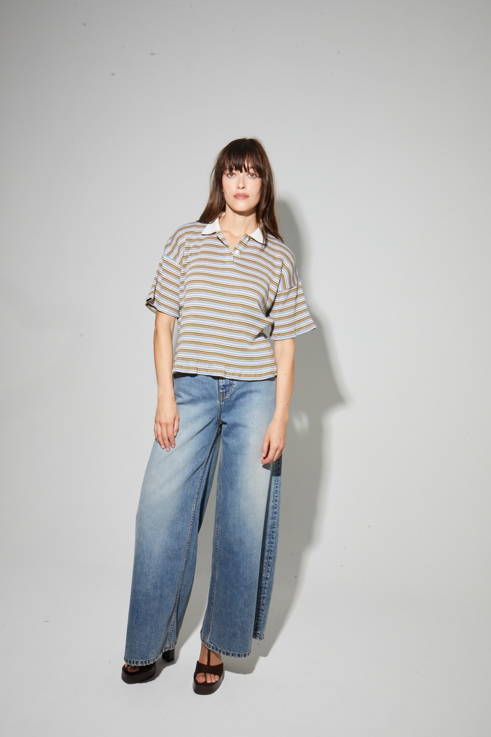 Ralphy multi-striped polo shirt made in Portugal