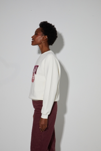 Sweatshirt Eddie tijger Red, gemaakt in Portugal