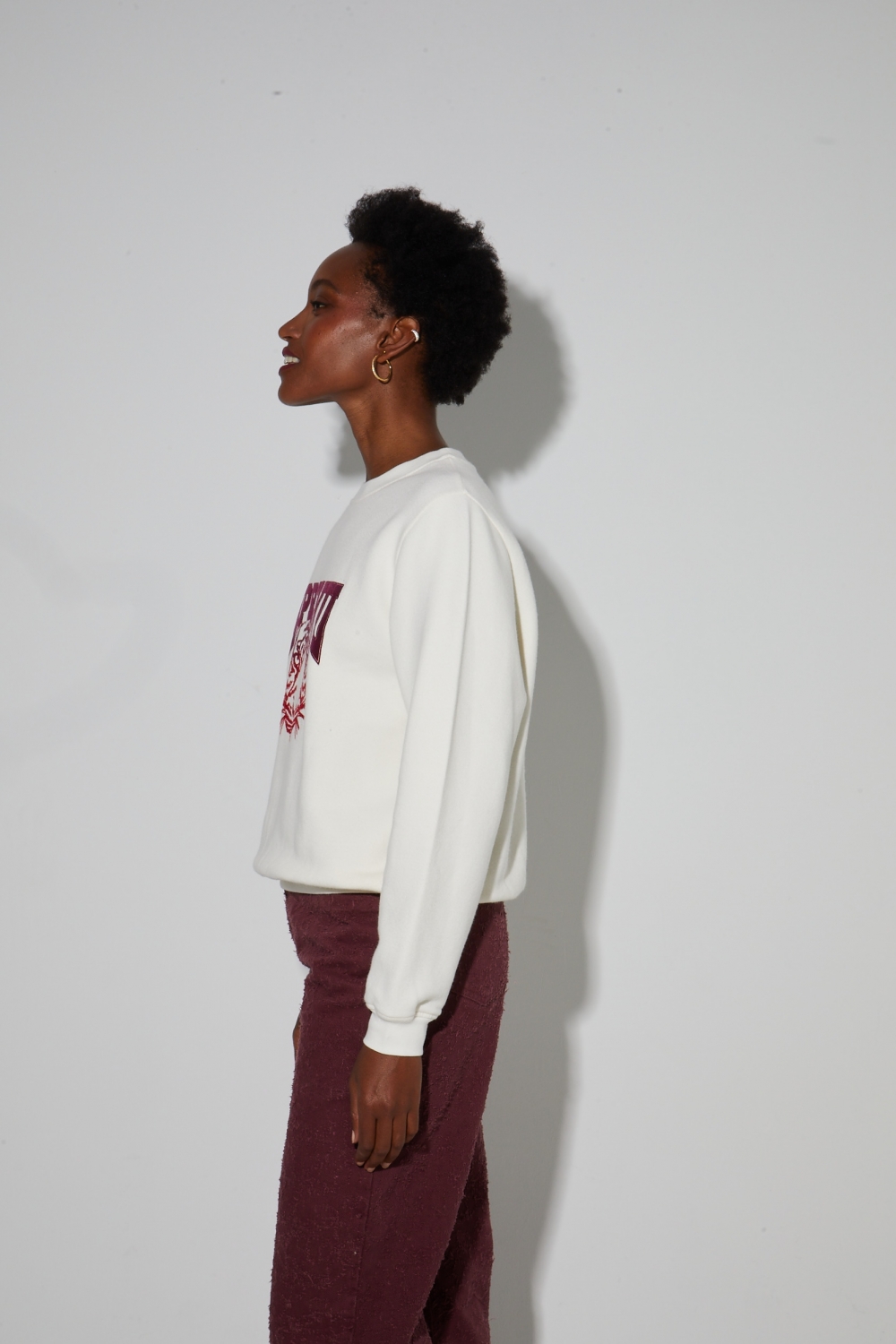 Sweatshirt Eddie tijger Red, gemaakt in Portugal
