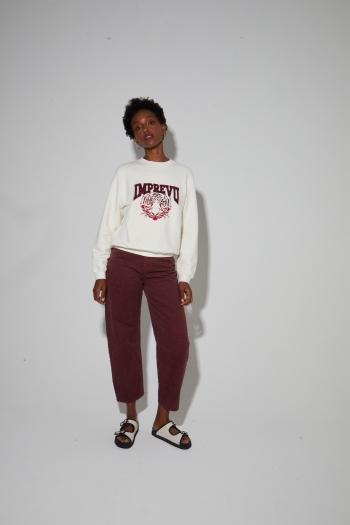 Sweatshirt Eddie tijger Red, gemaakt in Portugal
