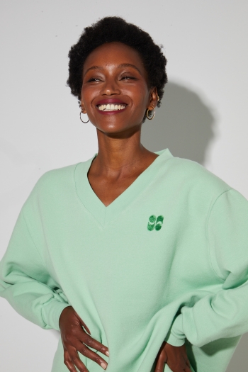 Sweatshirt Kravitz Minth, Fabriqué au Portugal