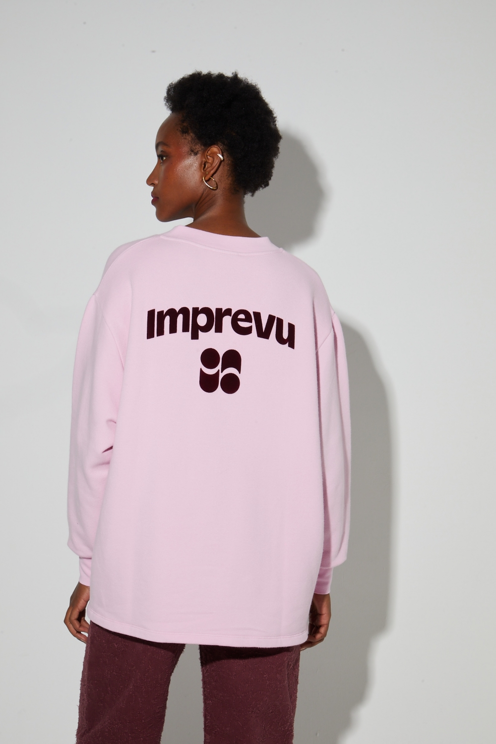 Sweatshirt  Kravitz Collège Red, gemaakt in Portugal