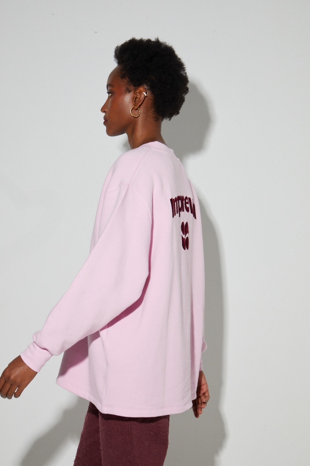 Sweatshirt  Kravitz Collège Red, gemaakt in Portugal