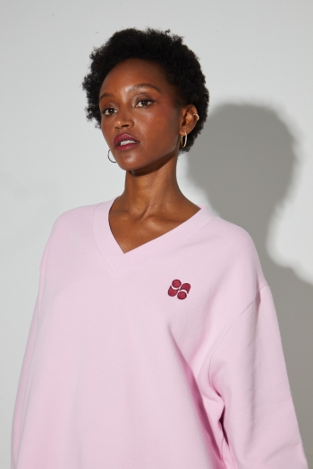 Sweatshirt  Kravitz Collège Red, gemaakt in Portugal