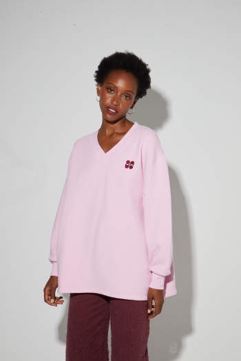 Sweatshirt Kravitz Collège Red, fabriqué au Portugal