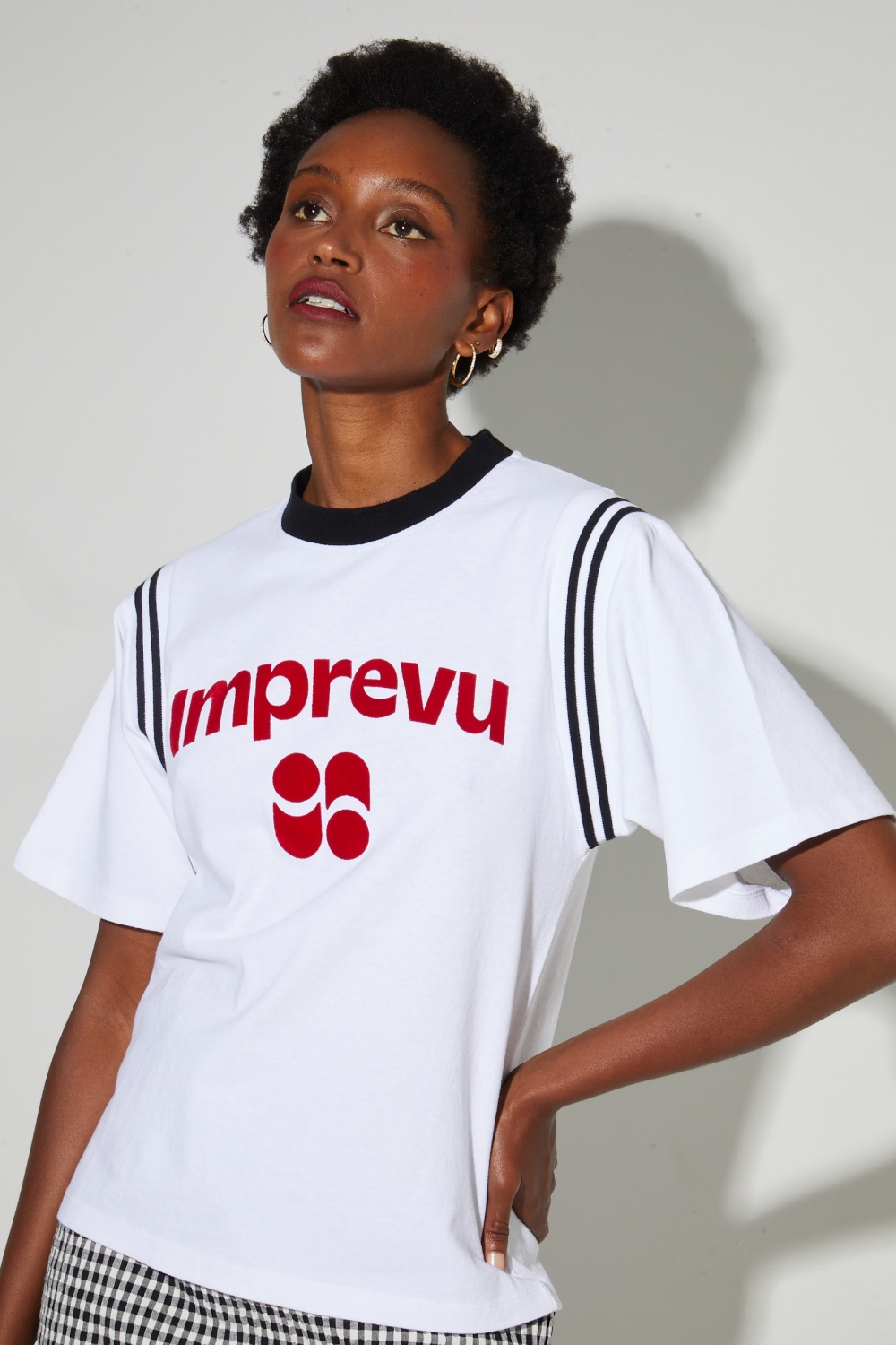Colette College T-shirt, red velvet logo, made in Portugal