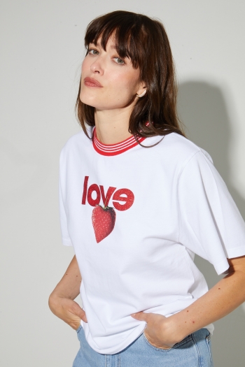 Colette Print Love T-shirt made in Portugal