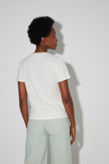 Fred Freedom cotton linen T-shirt made in Portugal