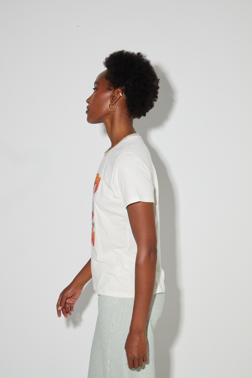 Fred Freedom cotton linen T-shirt made in Portugal