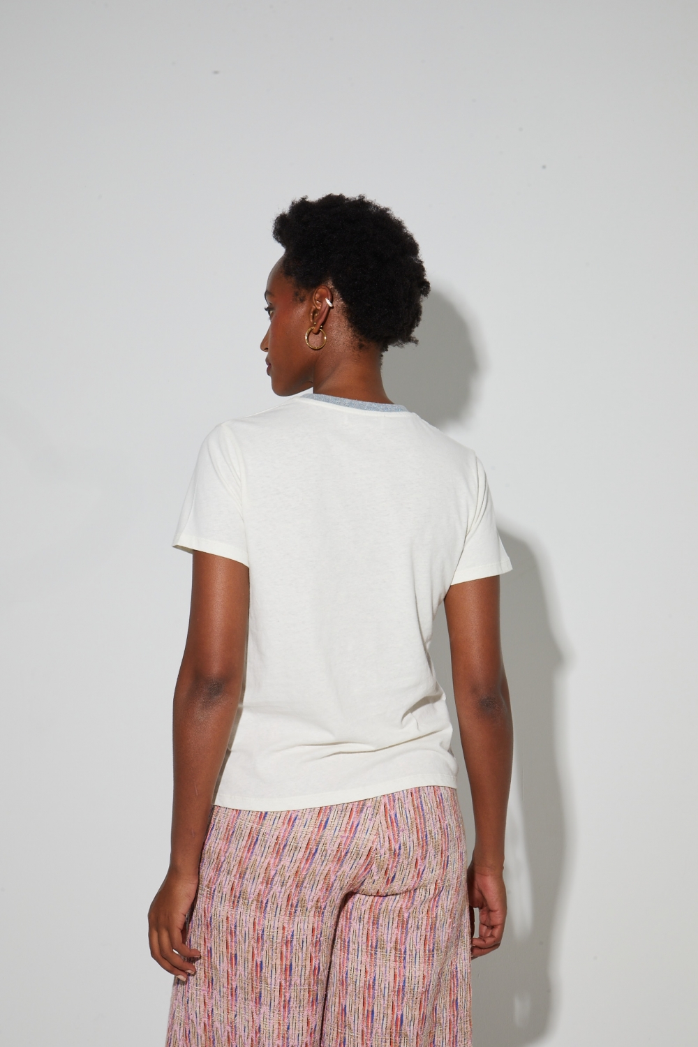 Fred Pulp Fiction T-shirt in cotton linen, made in Portugal