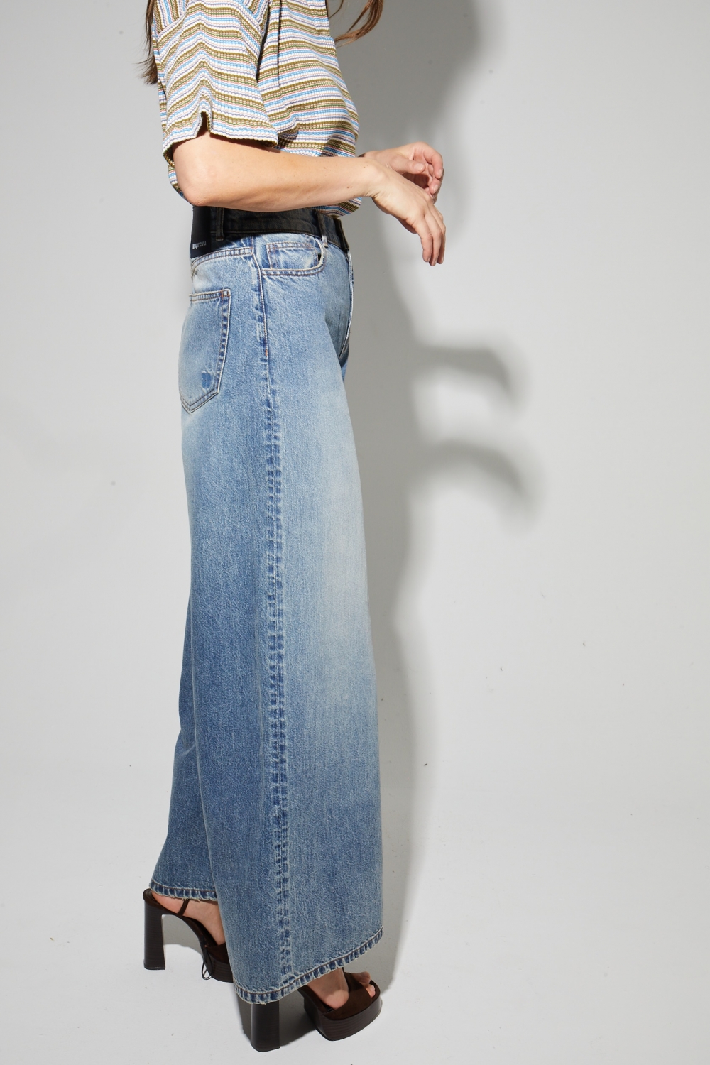 Lexi Vintage Blue Denim, gemaakt in Portugal