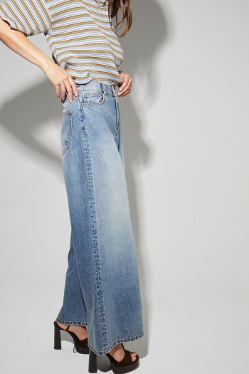 Lexi Vintage Blue Denim, gemaakt in Portugal