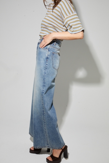 Lexi Vintage Blue Denim, gemaakt in Portugal
