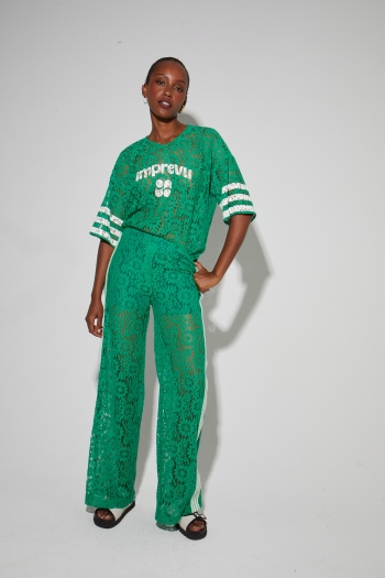 Blouse Billy en dentelle green Collège fabriqué en Italie