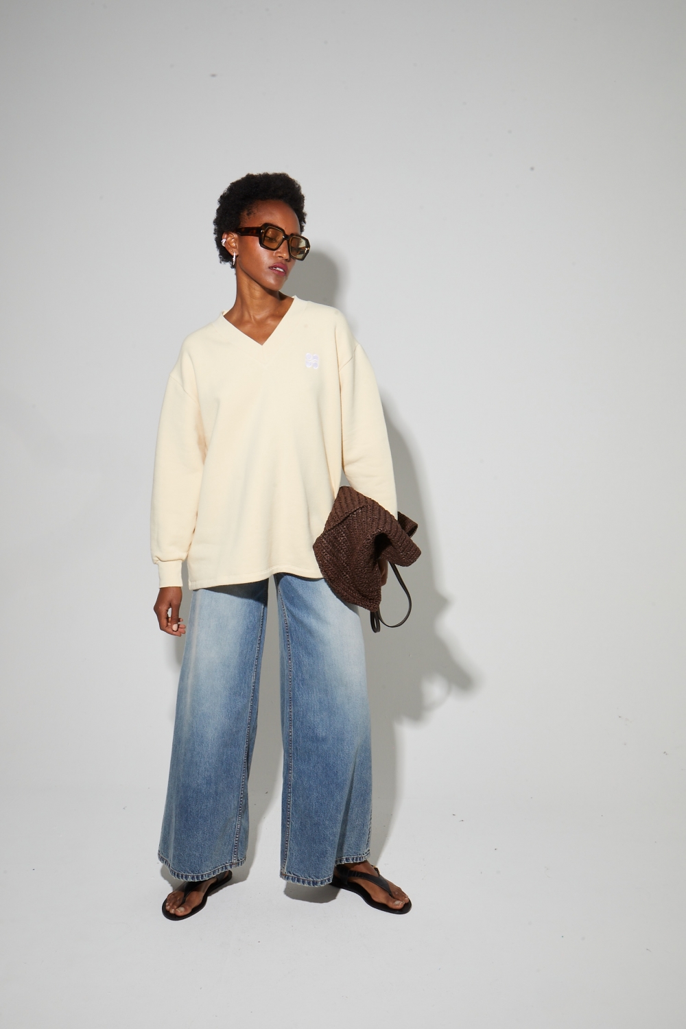 Kravitz Vanille sweatshirt, gemaakt in Portugal