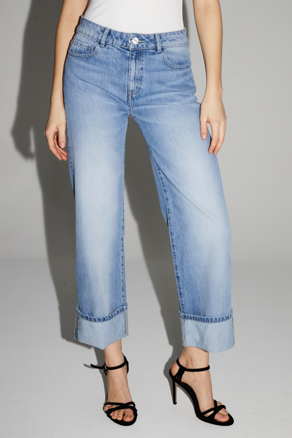 Denim Kate Straight Light Blue fabriqué au Portugal