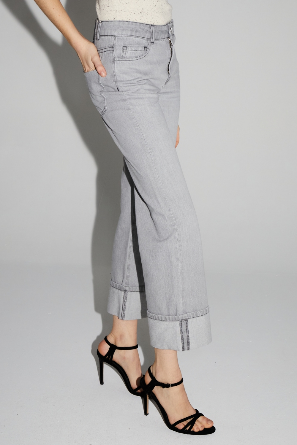Denim Kate Grey fabriqué au Portugal