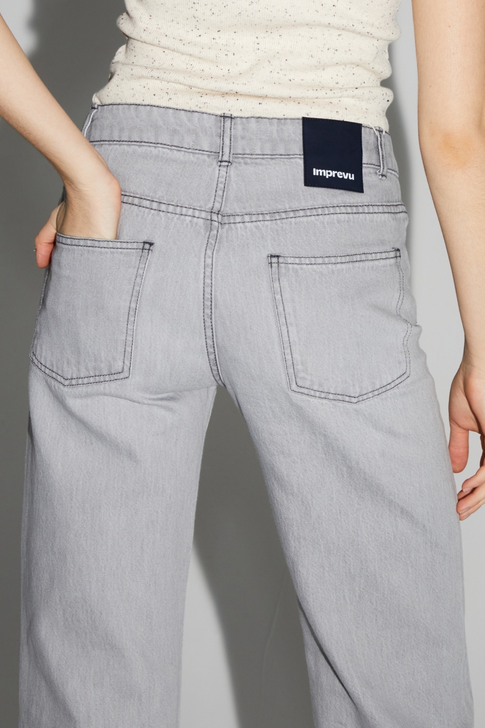Denim Kate Grey fabriqué au Portugal