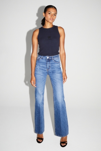 Denim Stevie Flare Medium Blue