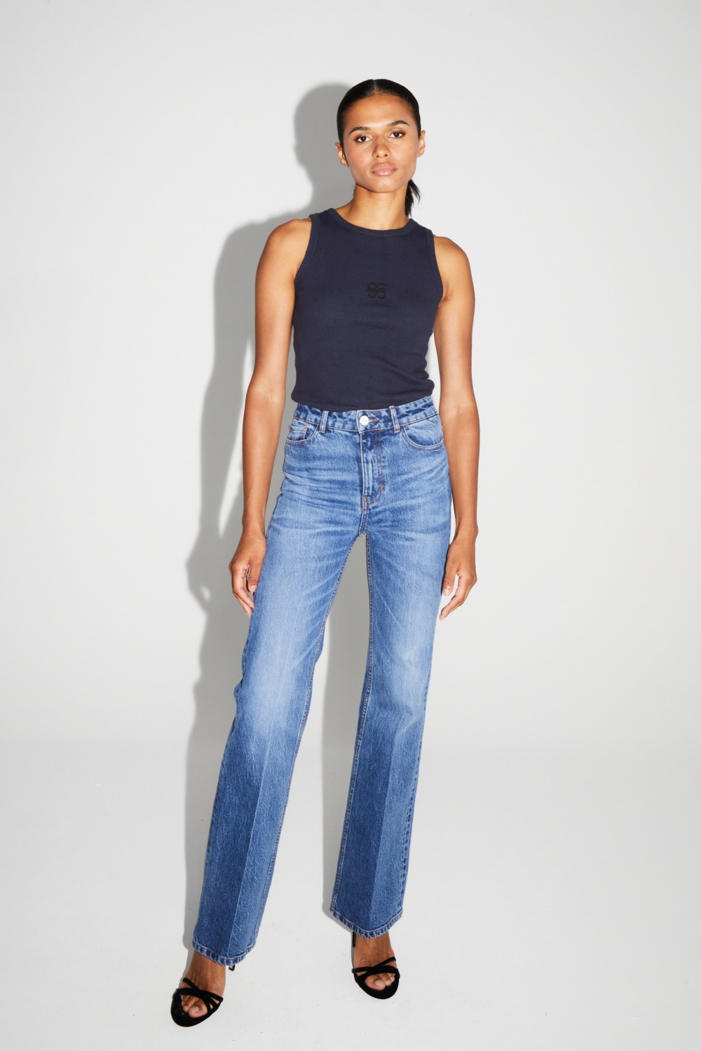 Denim Stevie Flare Medium Blue
