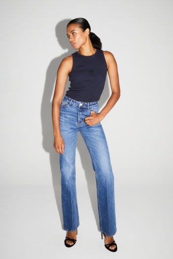 Denim Stevie Flare Medium Blue
