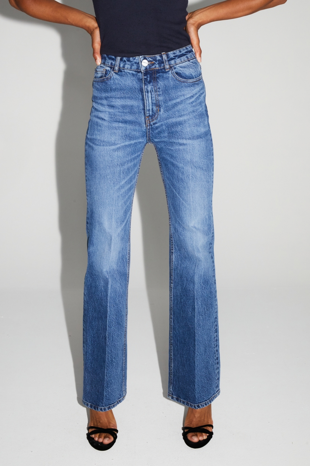 Denim Stevie Flare Medium Blue