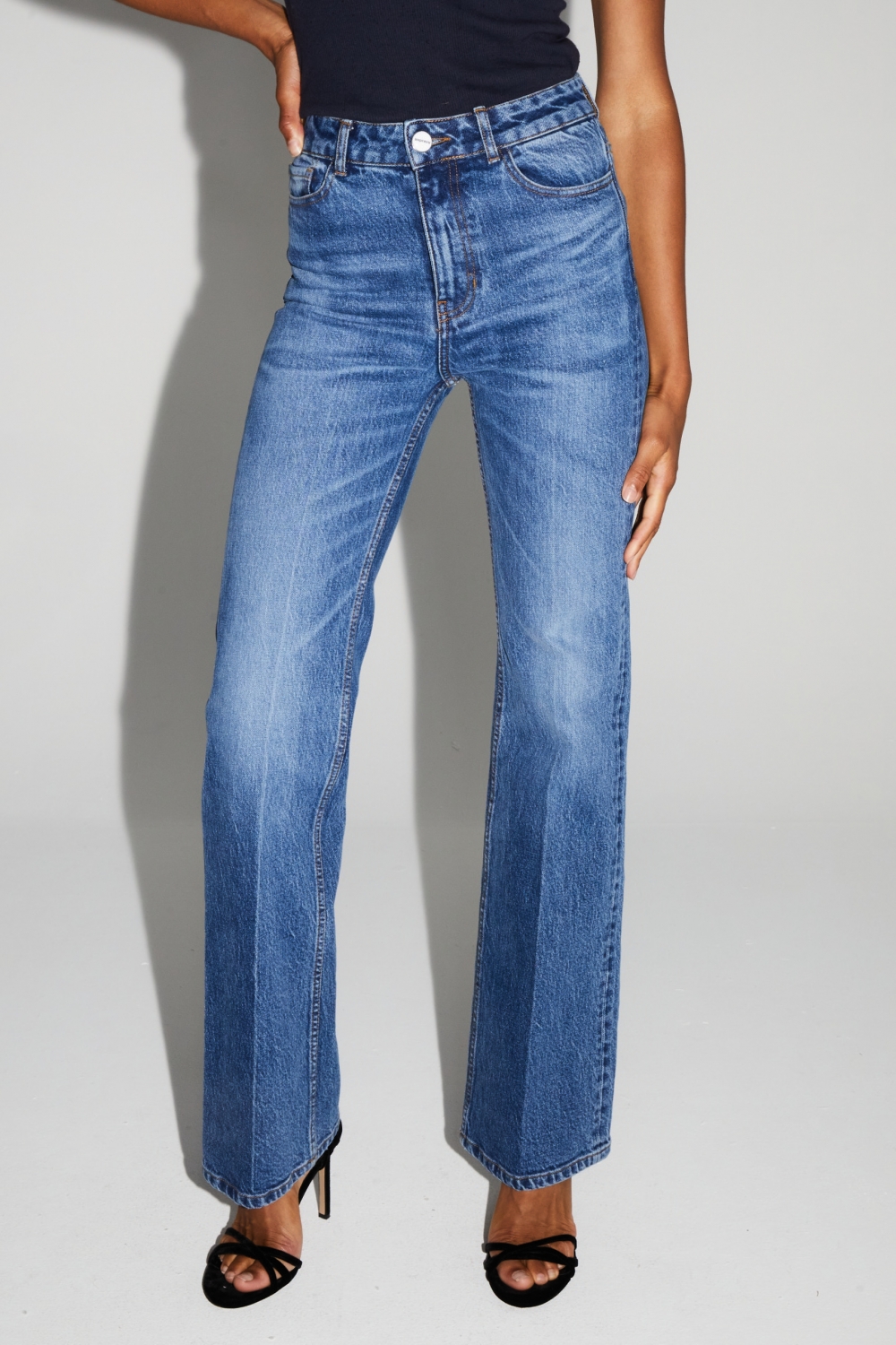 Denim Stevie Flare Medium Blue