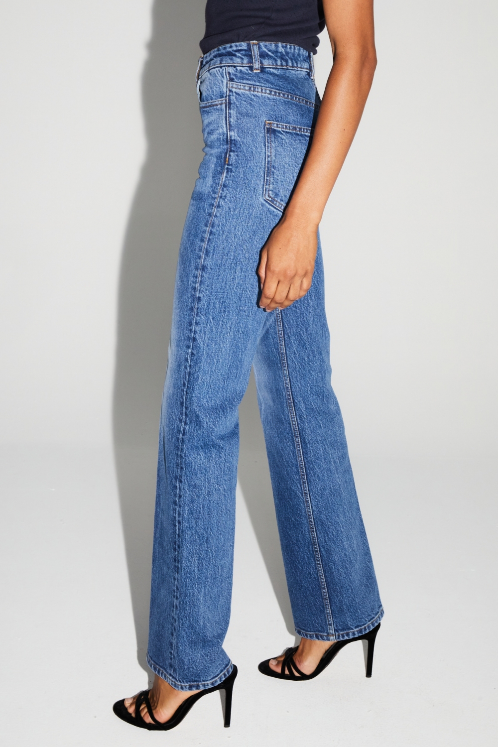 Denim Stevie Flare Medium Blue