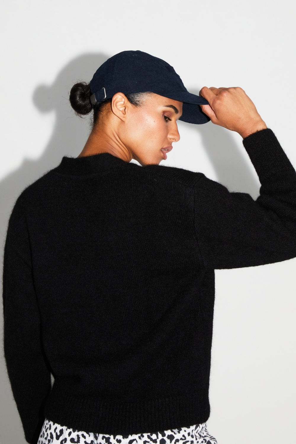 Imprevu Fluwelen Navy muts
