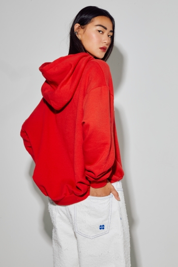 Rood Kira College-sweatshirt, gemaakt in Portugal