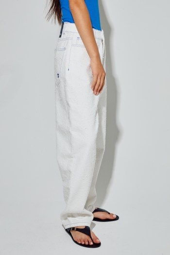 Denim Roxy Barrel used white, gemaakt in Portugal