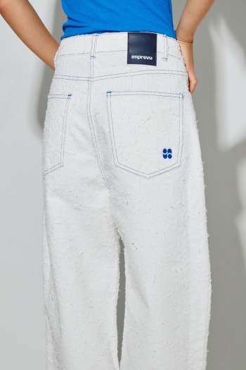 Denim Roxy Barrel used white, gemaakt in Portugal