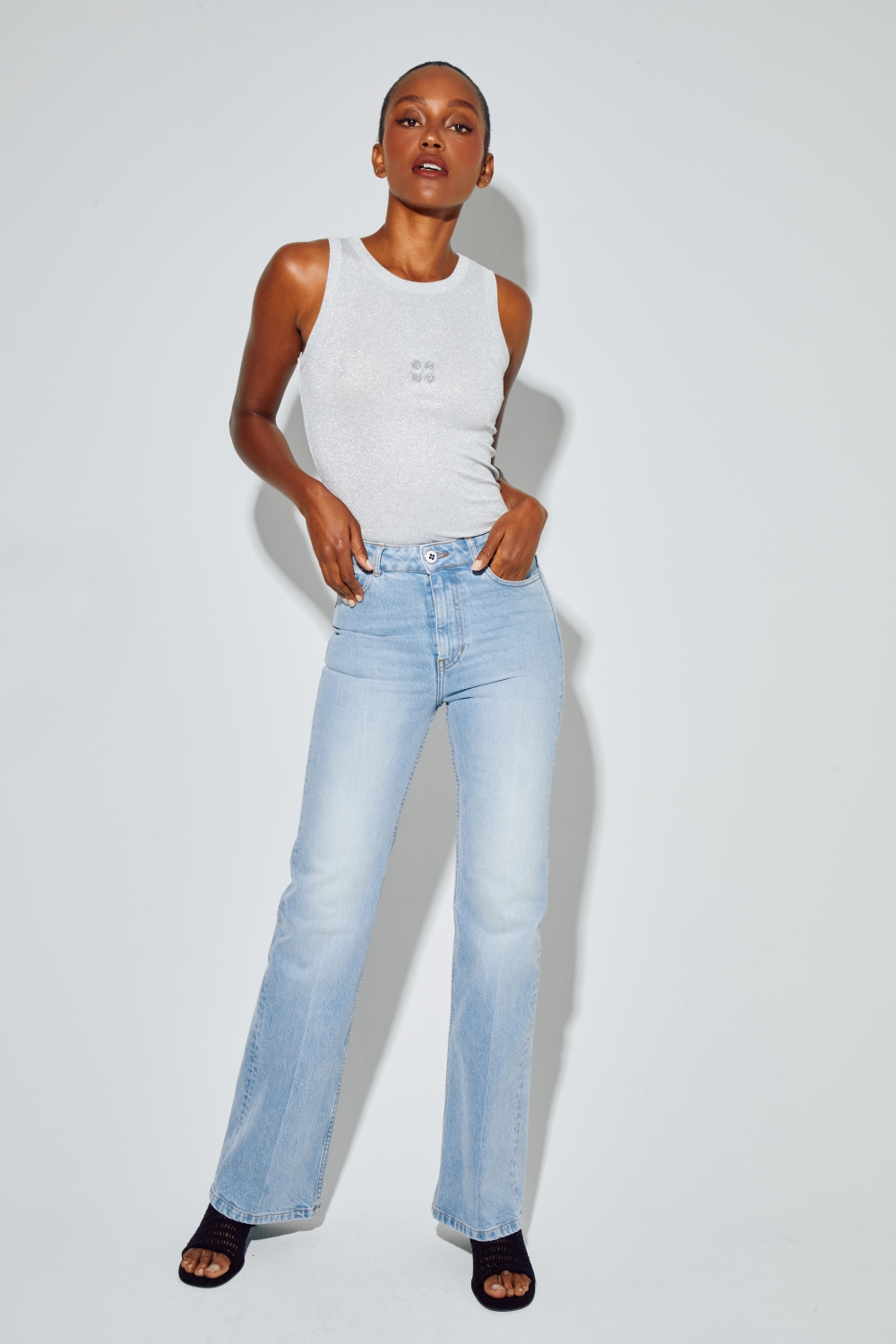 Silver Theo top made in Portugal