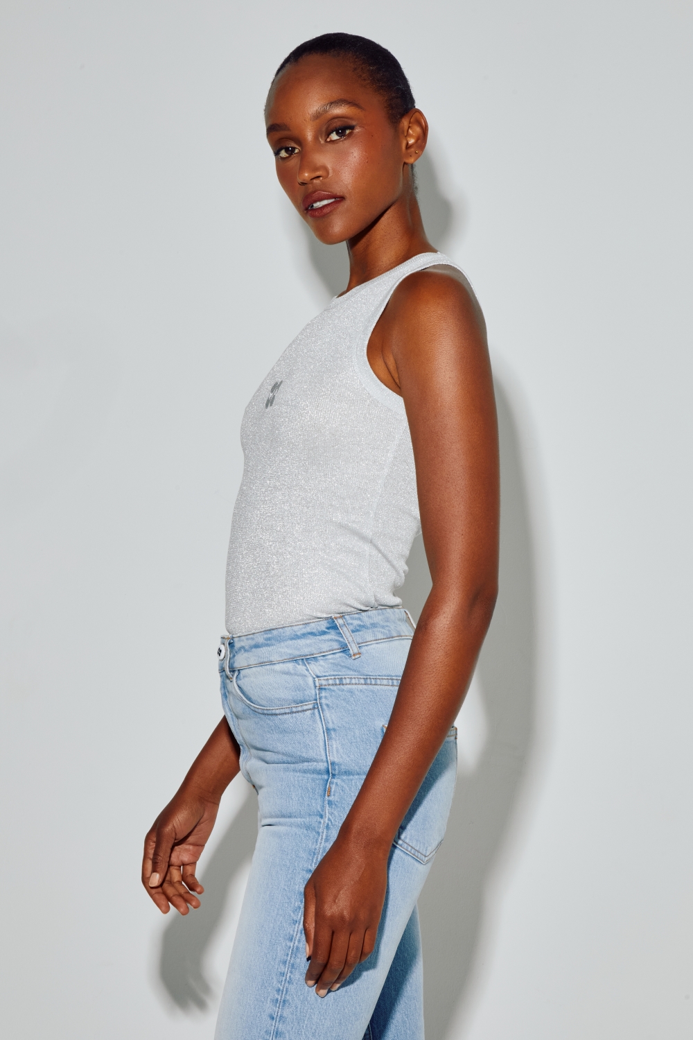 Silver Theo top made in Portugal
