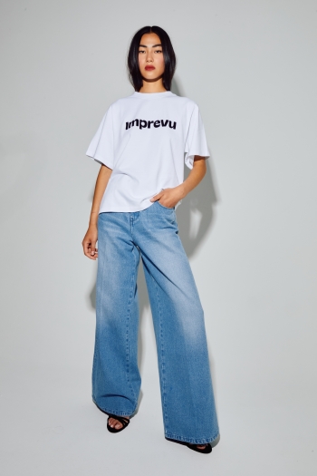 Black velvet Colette logo T-shirt made in Portugal